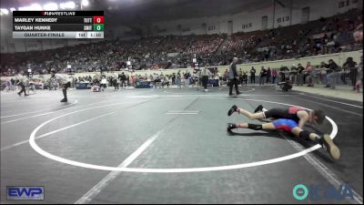 70 lbs Quarterfinal - Marley Kennedy, Tuttle Wrestling Club vs Taygan Hunke, Smith Wrestling Academy