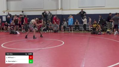 150-S lbs Consolation - Jason Mifsud, MI vs A J Barnabei, MI