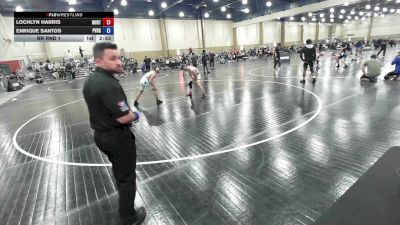 120 lbs Rr Rnd 1 - Lochlyn Harris, North Port Wrestling Club vs Enrique Santos, Ponte Vedra High School