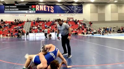 174 lbs Quarterfinal - Luke Thomas, Alvernia University vs Zach Silnutzer, Washington & Lee