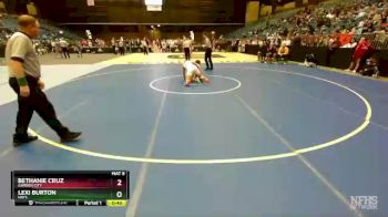 135 lbs Cons. Semi - Lexi Burton, Hays vs Bethanie Cruz, Garden City