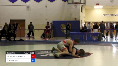 77 lbs Quarterfinal - Aydin Rix McElhinney, Northern Colorado Wrestling Club vs Caden Young, Mustang Wrestling Club