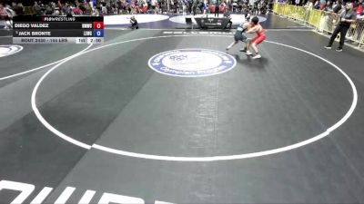 144 lbs Cons. Round 3 - Diego Valdez, No Mercy Wrestling Club vs Jack Bronte, Livermore Elite Wrestling Club