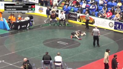 96 lbs Round Of 16 - Braden Boardman, Shippensburg vs Gavin Rush, Hempfield