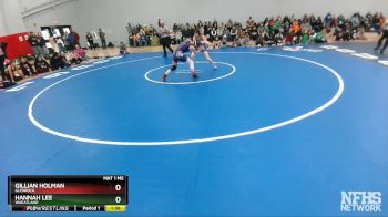 125 lbs Champ. Round 2 - Hannah Lee, Wheatland vs Gillian Holman, Glenrock