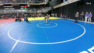 5A 150 lbs Champ. Round 1 - Daniel Acosta, Canyon Randall vs Ryu Martinez, La Joya Juarez-Lincoln