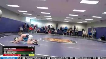 106 lbs Cons. Semi - Bo Dominguez, Battle Ground Aca. vs Cash Waymire, Brentwood Aca.