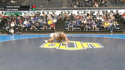 141 lbs Quarterfinal - Cole Thomas, Thomas More vs Nathan Wishne, Drury