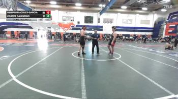 285 lbs Cons. Round 2 - Benjamin Ackley-Garcia, Mission Viejo vs Cortez Calentino, San Clemente