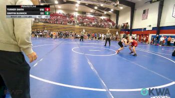 110 lbs Rr Rnd 1 - Turner Smith, Hilldale Youth Wrestling Club vs Griffin Elswick, Collinsville Cardinal Youth Wrestling