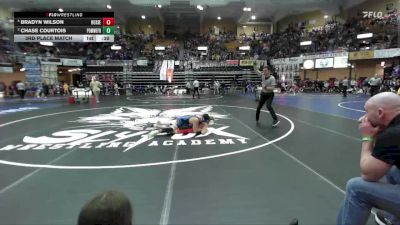 113 lbs 3rd Place Match - Bradyn Wilson, Hoxie Hs vs Chase Courtois, Pomona_West Franklin Hs