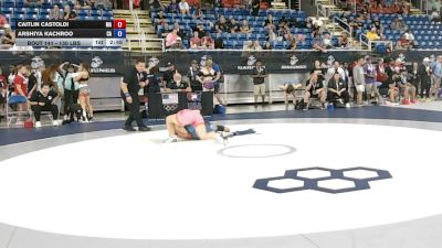 130 lbs Champ. Rd Of 128 - Caitlin Castoldi, Massachusetts vs Arshiya Kachroo, California