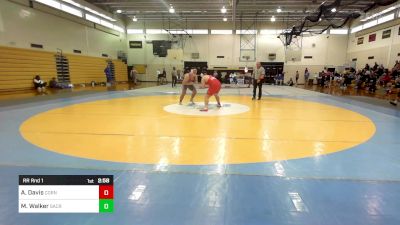 285C lbs Rr Rnd 1 - Ashton Davis, Cornell vs Matt Walker, Sacred Heart