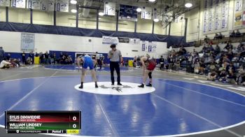 152 lbs Cons. Round 3 - SYLIS DINWIDDIE, Wasilla High School vs William Lindsey, Palmer High School