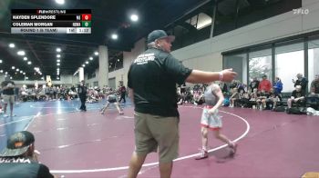 100 lbs Round 1 (6 Team) - Hayden Splendore, Moyer Elite vs Coleman Morgan, North DeSoto Red WA