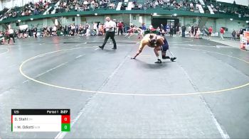 125 lbs Quarterfinal - Massey Odiotti, Northwestern vs Grant Stahl, Central Michigan