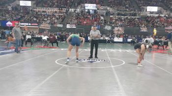 G - 130 lbs Champ. Round 1 - Kylie Shine, Glacier (Kalispell) (Girls) vs Alyssa Thoft, Polson (Girls)