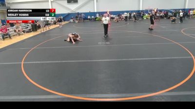 132 lbs Quarterfinal - Wesley Honiss, Unattached vs Jordan Harrison, Lake Gibson Braves