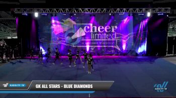GK All Stars - Blue Diamonds [2021 L2 Junior - Small - B] 2021 Cheer Ltd Open Championship: Trenton