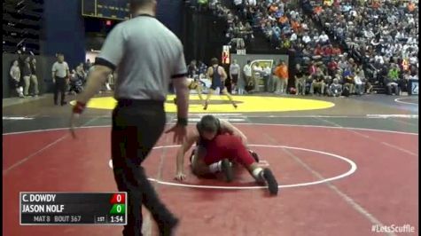 157 Round of 16 - Jason Nolf, Penn State vs Christopher Dowdy, Cornell