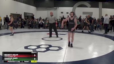 80 lbs Semis & 1st Wrestleback (8 Team) - Maximus Sako, Westshore vs Beckett Golay, Missouri Gold