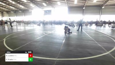 49 lbs Rr Rnd 3 - Armani Lucero, Valley Bad Boys vs Patrick Prado, Stout Wr Acd