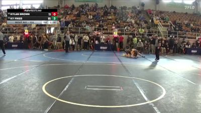 134 lbs Champ. Round 1 - Kylan Brown, Team Burns vs Ky Fikes, West Geauga