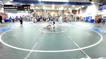 58-61 lbs Quarterfinal - John Campbell Jr., San Clemente Youth Wrestling vs Hudson Newman, Ridgecrest Wrestling Club