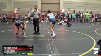 116 lbs Round 1 (10 Team) - Khloe Weber, Beast Mode WA Pink vs Kennedy Unrue, Ragin Raisins WC