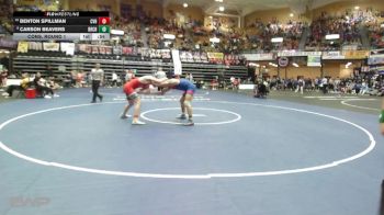 175 lbs Cons. Round 1 - Benton Spillman, Caney Valley HS vs Carson Beavers, Belleville-Republic County HS