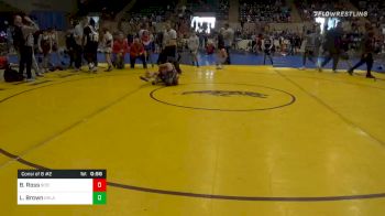 90 lbs Consolation - Brent Ross, Social Circle USA Takedown vs Landon Brown, Guerilla Wrestling Academy