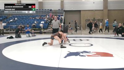 126 lbs 7th Place Match - Parker Day vs Jackson Niederkohr, Beast Mode Wrestling