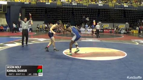 157 Quarter-Finals - Jason Nolf, Penn State vs Kamaal Shakur, Chattanooga