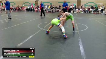 80 lbs Round 2 (6 Team) - Grayson DeCosmo, Headhunters vs Dominic Blocker, North Baltimore WC