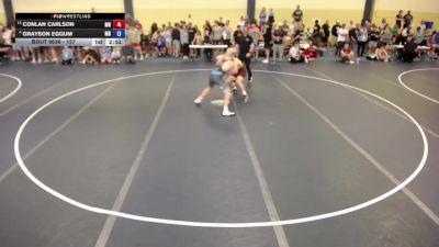 157 lbs Quarters - Conlan Carlson, MN vs Grayson Eggum, MN