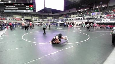 285 lbs Zach Felts, Muskego vs Jagger Jepson, Holmen