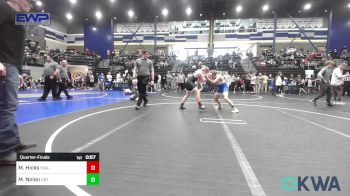 120 lbs Quarterfinal - Mason Hicks, Shelton Wrestling Academy vs Madden Nolan, HBT Grapplers