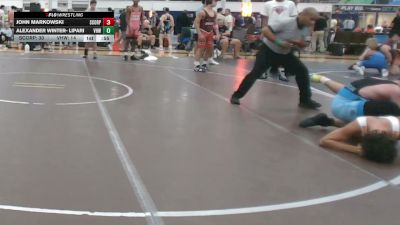 154 lbs Rr Rnd 1 - John Markowski, Scorpions - HSC vs Alexander Winter- Lipari, VHW Red - HSC