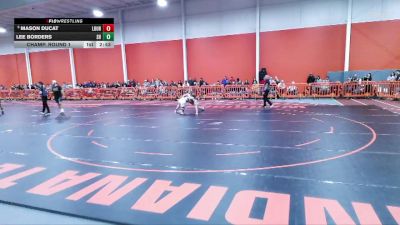 157 lbs Champ. Round 1 - Mason Ducat, Lourdes University vs Lee Borders, Siena Heights University