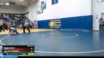 126 lbs Semifinal - David Bailey, Whitmer vs William Zaborski, Start
