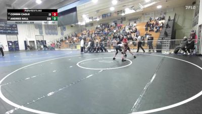 106 lbs Cons. Round 2 - Andres Hall, Corona Del Mar vs Corbin Cagle, Shadow Hills
