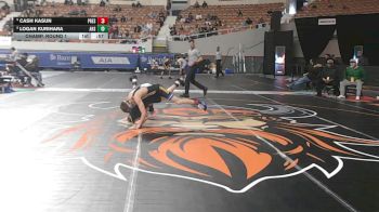 115-D3 Champ. Round 1 - Cash Kasun, Prescott High School vs Logan Kurihara, Amphitheater High School