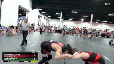 76 lbs Round 1 (4 Team) - Devin Eggleston, North County vs Landon Davis, Revolution