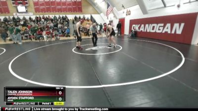 190 1A Quarterfinal - Ayden Stafford, Omak vs Talen Johnson, Cascade (Leavenworth)