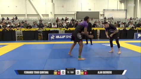 Alan Guerrero vs Fernando Tovar Quintana 2025 World IBJJF Jiu-Jitsu No-Gi Championship