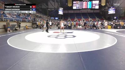 157 lbs Cons. Rd Of 32 - Bailey Holman, CA vs Abram Davidson, IL