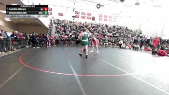 285 lbs 3rd Place - Caiden Sewall, Bridgewater-Raynham vs Jacob Desilets, Hopkinton