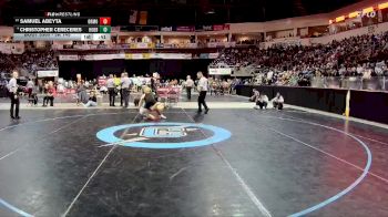 5A 145 lbs Cons. Round 3 - Christopher Cereceres, Hobbs vs Samuel Abeyta, Organ Mountain