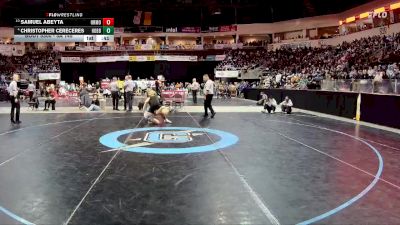 5A 145 lbs Cons. Round 3 - Christopher Cereceres, Hobbs vs Samuel Abeyta, Organ Mountain