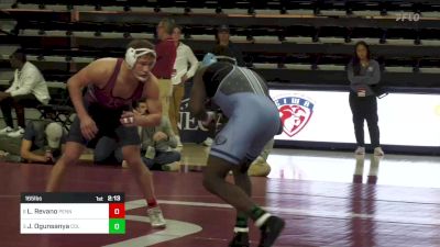 165 lbs Quarterfinal - Lucas Revano, Pennsylvania vs Joshua Ogunsanya, Columbia